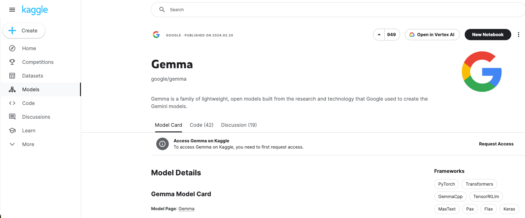 Gemma, kaggle